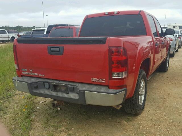 3GTRCVE00AG207697 - 2010 GMC SIERRA C15 RED photo 4