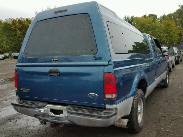 1FTNX20F4YED80718 - 2000 FORD F250 SUPER BLUE photo 4