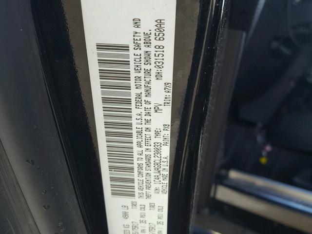 1C4AJWAG8CL230033 - 2012 JEEP WRANGLER S BLACK photo 10