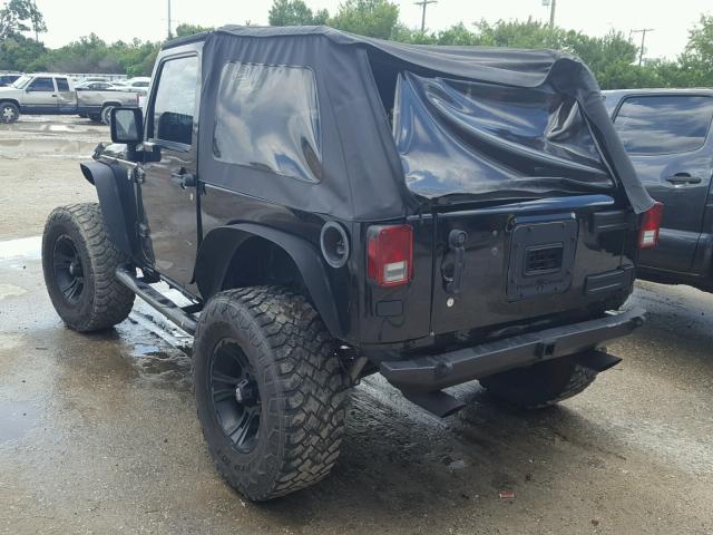 1C4AJWAG8CL230033 - 2012 JEEP WRANGLER S BLACK photo 3