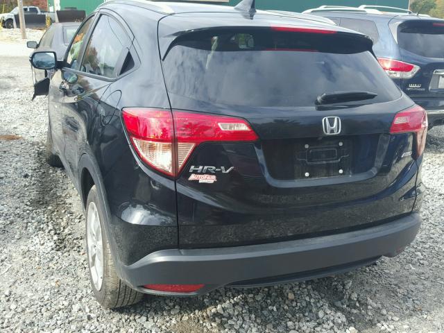 3CZRU6H74GM730429 - 2016 HONDA HR-V BLACK photo 3