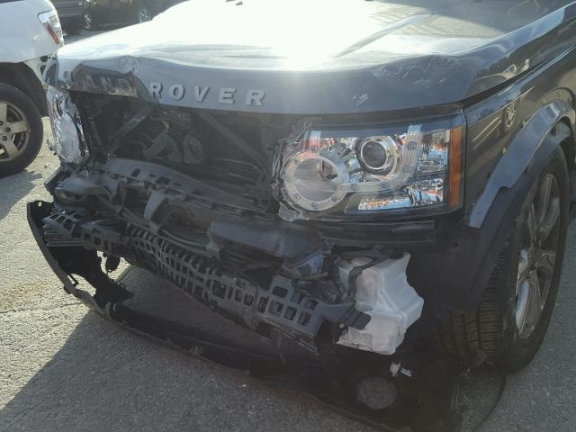 SALAK2D43DA687135 - 2013 LAND ROVER LR4 HSE LU GRAY photo 9
