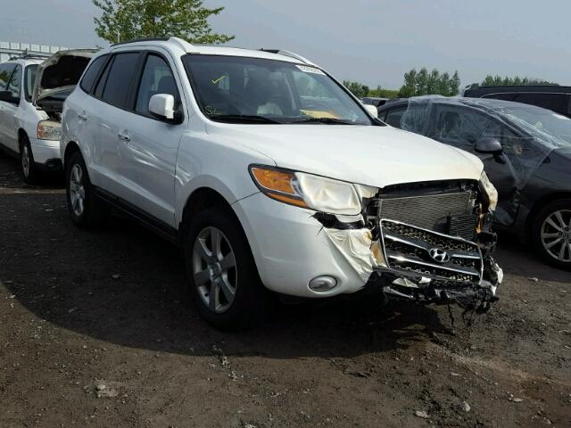 5NMSH73E59H314080 - 2009 HYUNDAI SANTA FE S WHITE photo 1