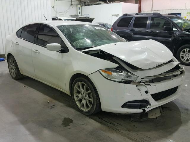 1C3CDFBA9DD302609 - 2013 DODGE DART SXT WHITE photo 1