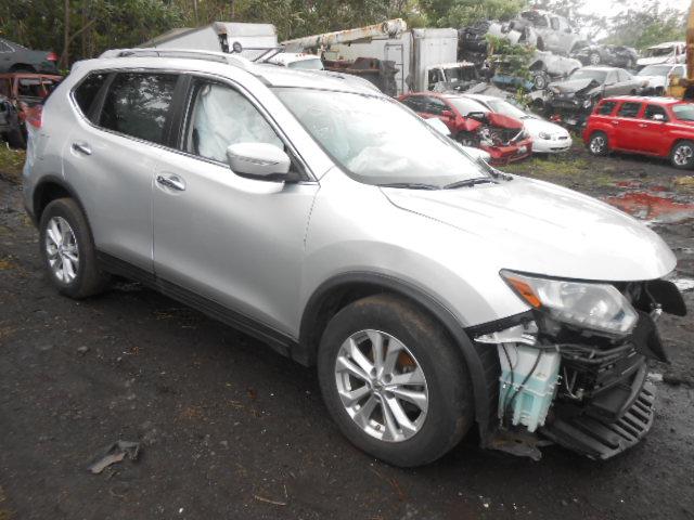 5N1AT2MT2EC770455 - 2014 NISSAN ROGUE SILVER photo 1