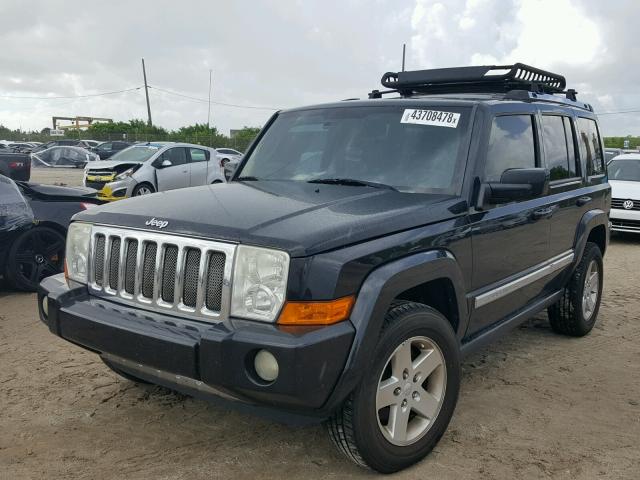 1J8HH58P49C505859 - 2009 JEEP COMMANDER BLACK photo 2