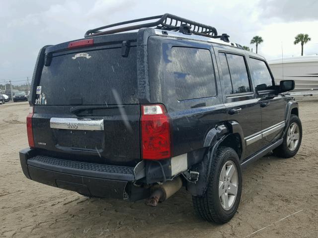 1J8HH58P49C505859 - 2009 JEEP COMMANDER BLACK photo 4