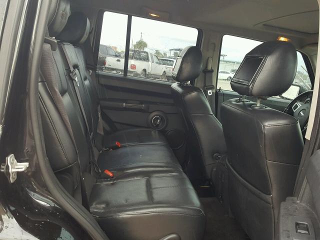 1J8HH58P49C505859 - 2009 JEEP COMMANDER BLACK photo 6