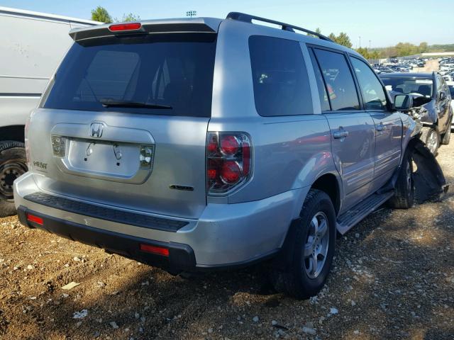 2HKYF18556H552225 - 2006 HONDA PILOT EX SILVER photo 4