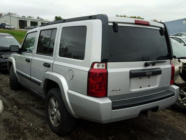 1J8HG48N26C221329 - 2006 JEEP COMMANDER SILVER photo 3