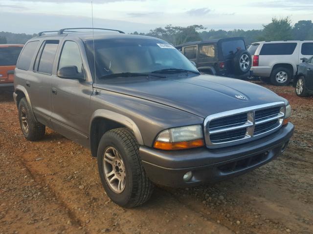 1D4HR48N23F558324 - 2003 DODGE DURANGO SL GRAY photo 1