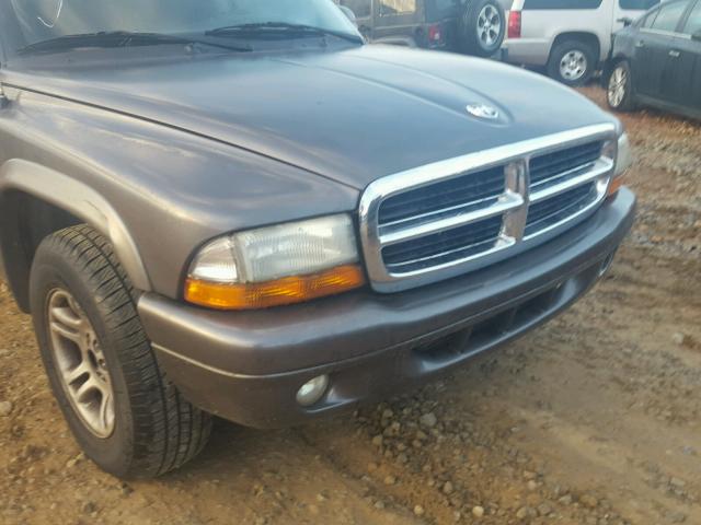 1D4HR48N23F558324 - 2003 DODGE DURANGO SL GRAY photo 9