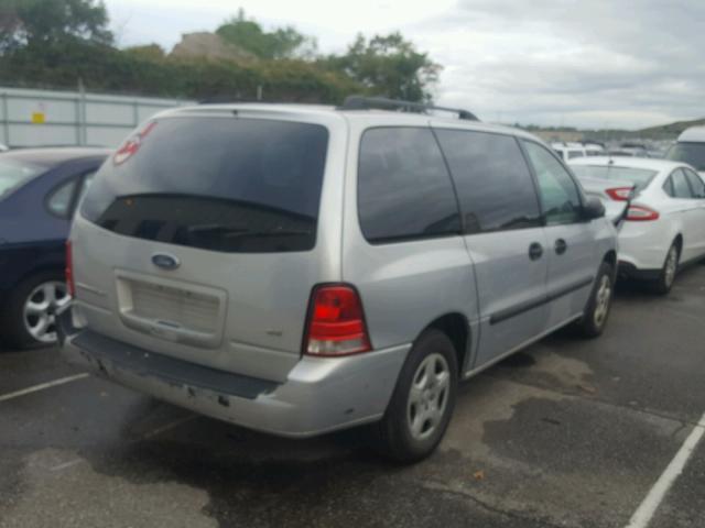 2FMZA51667BA16924 - 2007 FORD FREESTAR SILVER photo 4