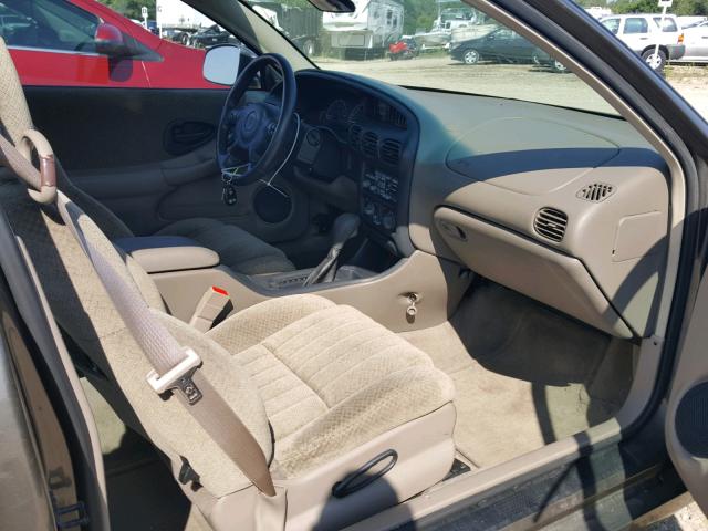 1G2WP12K51F184199 - 2001 PONTIAC GRAND PRIX BROWN photo 5