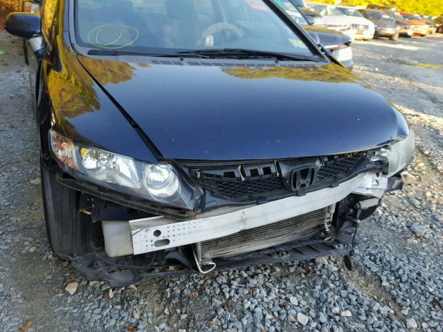 2HGFA16529H511963 - 2009 HONDA CIVIC LX BLUE photo 9