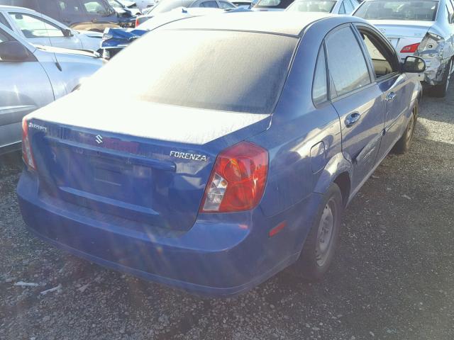 KL5JD56Z68K828989 - 2008 SUZUKI FORENZA BA BLUE photo 4