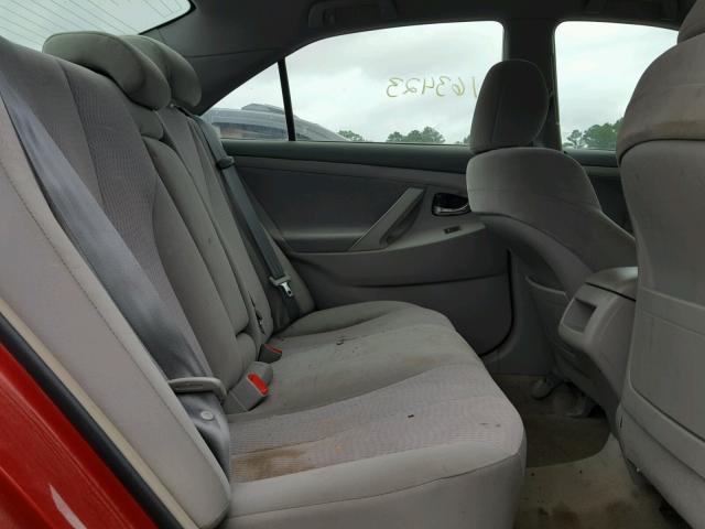 4T1BF3EK4AU112213 - 2010 TOYOTA CAMRY BASE წითელი ფოტო 6