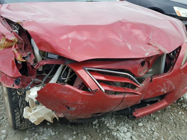 4T1BF3EK4AU112213 - 2010 TOYOTA CAMRY BASE წითელი ფოტო 9