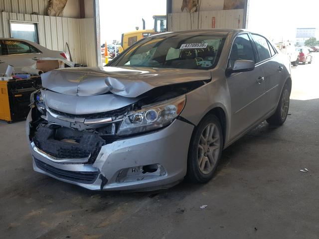 1G11C5SL0EF266020 - 2014 CHEVROLET MALIBU 1LT ვერცხლისფერი ფოტო 2