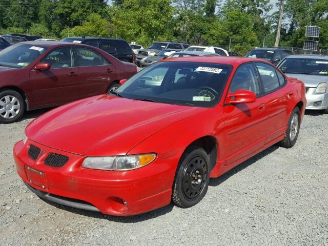 1G2WP52K3VF205256 - 1997 PONTIAC GRAND PRIX წითელი ფოტო 2