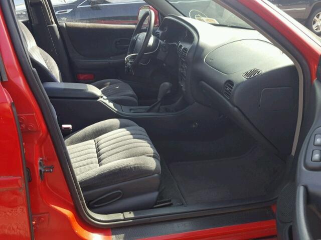 1G2WP52K3VF205256 - 1997 PONTIAC GRAND PRIX წითელი ფოტო 5