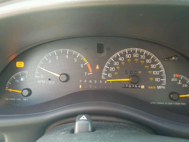 1G2WP52K3VF205256 - 1997 PONTIAC GRAND PRIX წითელი ფოტო 8