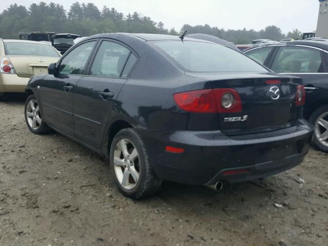 JM1BK12F741121473 - 2004 MAZDA 3 I BLACK photo 3