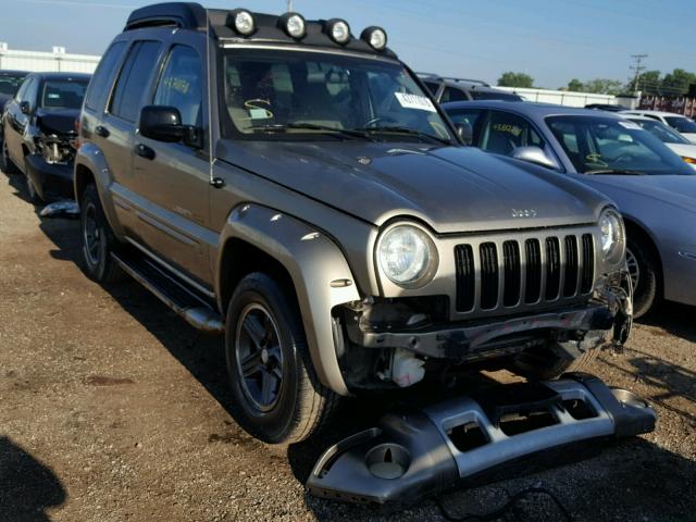 1J4GL38K63W651271 - 2003 JEEP LIBERTY RE TAN photo 1