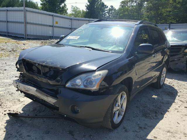 JTJHW31U882867101 - 2008 LEXUS RX 400H BLACK photo 2