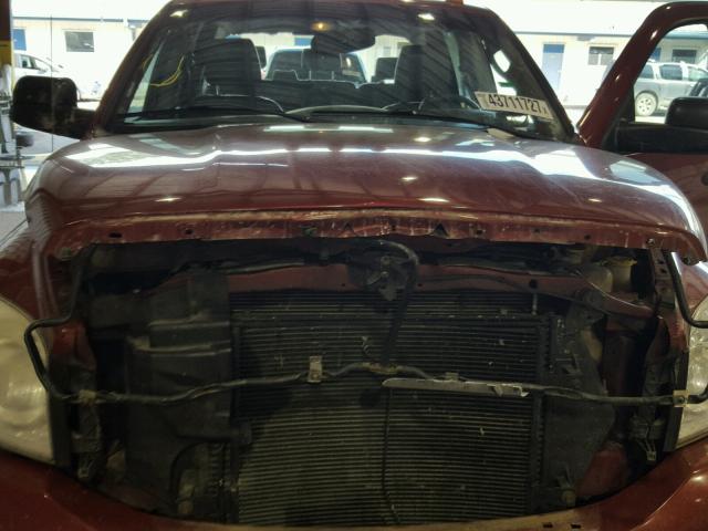 3D7KS29L19G527667 - 2009 DODGE RAM 2500 MAROON photo 7