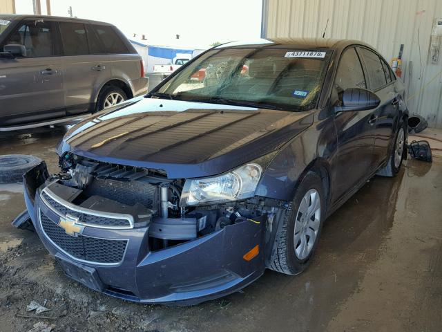 1G1PA5SH9D7151467 - 2013 CHEVROLET CRUZE LS BLUE photo 2