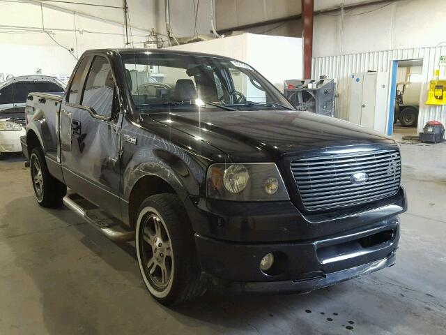 1FTRF02W88KB71084 - 2008 FORD F150 BLACK photo 1