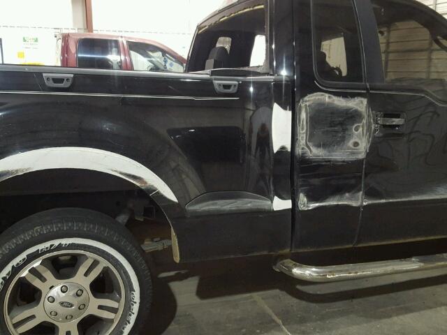 1FTRF02W88KB71084 - 2008 FORD F150 BLACK photo 10