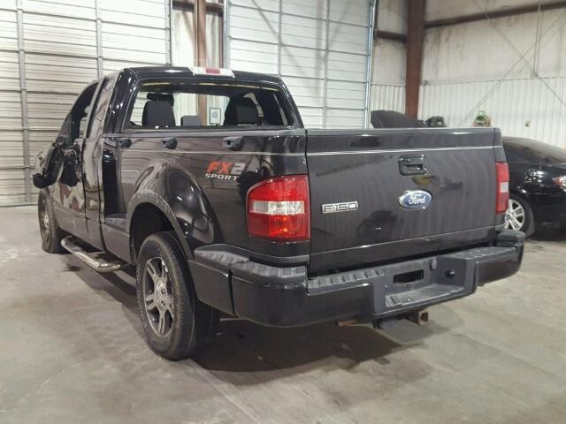 1FTRF02W88KB71084 - 2008 FORD F150 BLACK photo 3