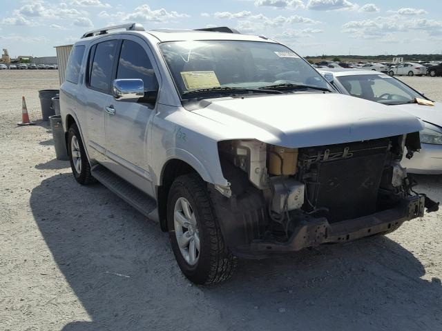 5N1BA0ND0AN603788 - 2010 NISSAN ARMADA SE SILVER photo 1