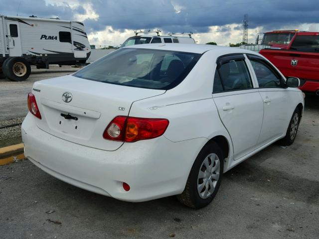 JTDBL40E999035065 - 2009 TOYOTA COROLLA WHITE photo 4