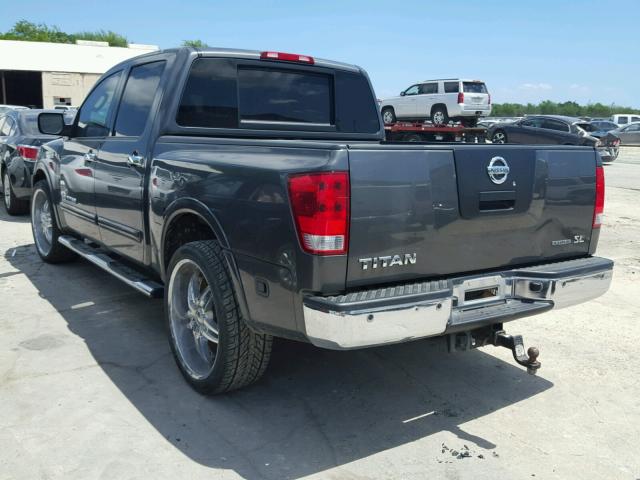 1N6BA0ED7BN313115 - 2011 NISSAN TITAN S CHARCOAL photo 3