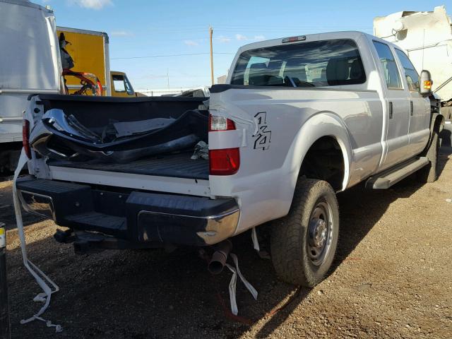 1FT7W2B6XFEB81064 - 2015 FORD F250 WHITE photo 4