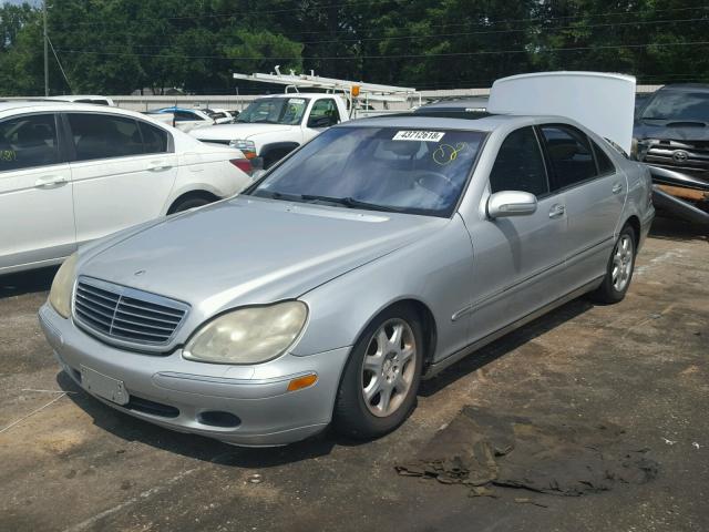 WDBNG70J21A163360 - 2001 MERCEDES-BENZ S 430 SILVER photo 2