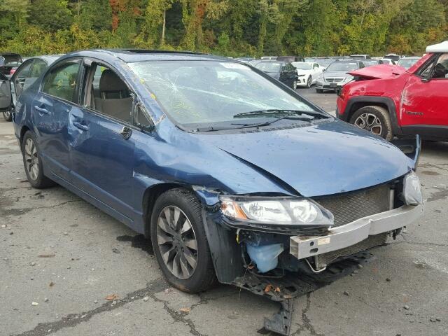 2HGFA1F8XBH535671 - 2011 HONDA CIVIC EX BLUE photo 1