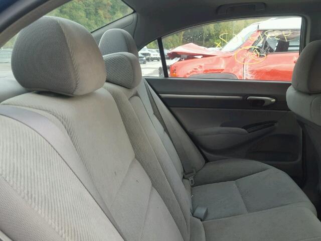 2HGFA1F8XBH535671 - 2011 HONDA CIVIC EX 蓝色 照片 6