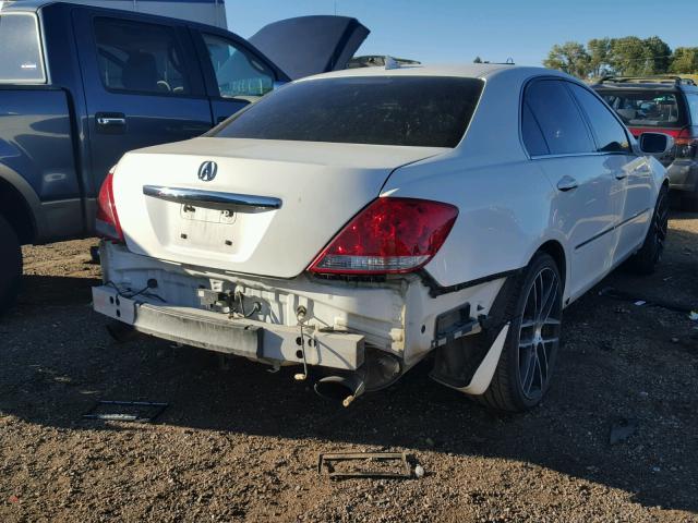 JH4KB16505C003285 - 2005 ACURA RL WHITE photo 4