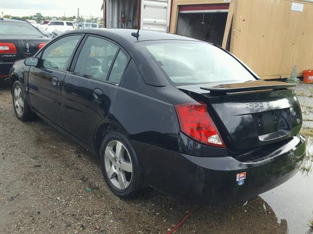 1G8AL55FX7Z157718 - 2007 SATURN ION LEVEL BLACK photo 3