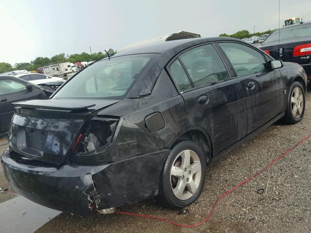 1G8AL55FX7Z157718 - 2007 SATURN ION LEVEL BLACK photo 4