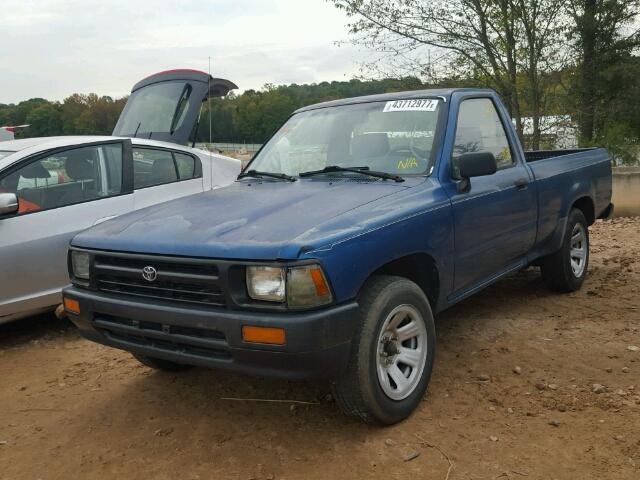 4TARN81A8PZ119169 - 1993 TOYOTA PICKUP 1/2 BLUE photo 2