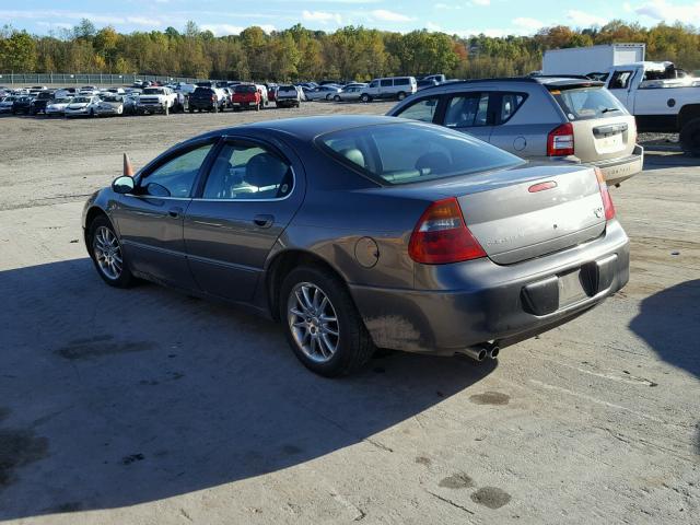 2C3AE66G52H301413 - 2002 CHRYSLER 300M GRAY photo 3