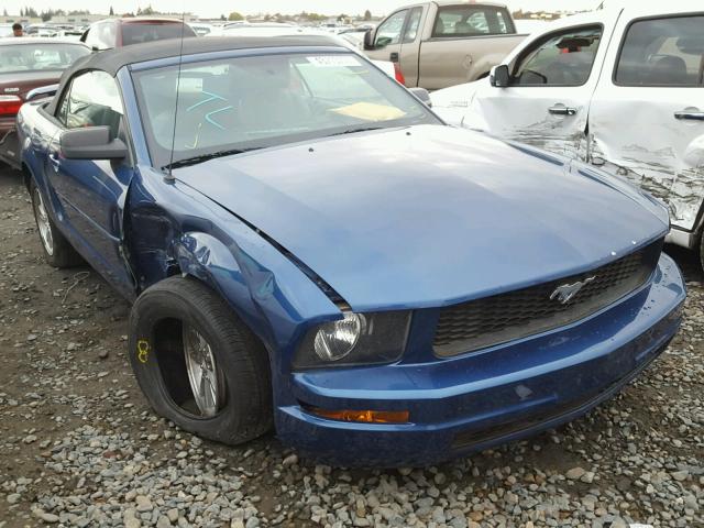 1ZVFT84N465206128 - 2006 FORD MUSTANG BLUE photo 1