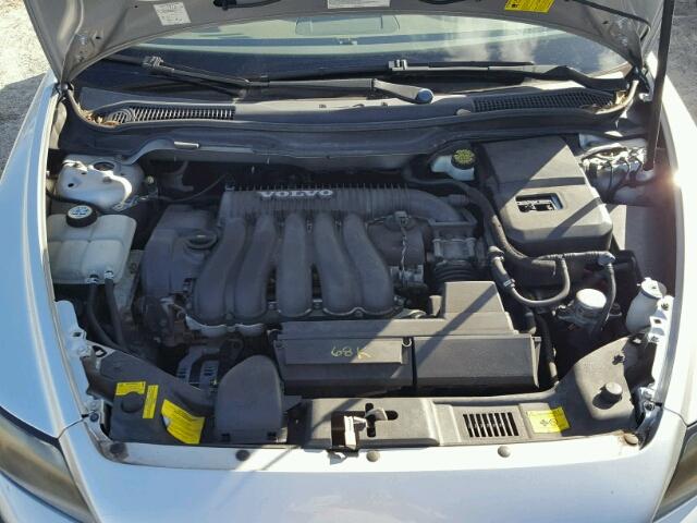 YV1MS382062165184 - 2006 VOLVO S40 SILVER photo 7