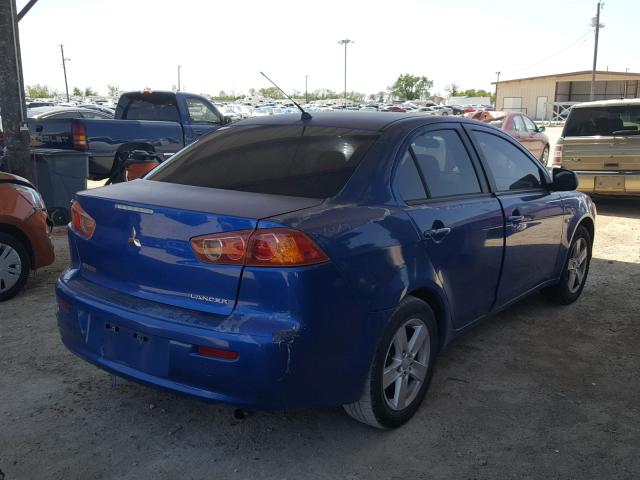 JA3AU26U29U031737 - 2009 MITSUBISHI LANCER ES/ BLUE photo 4