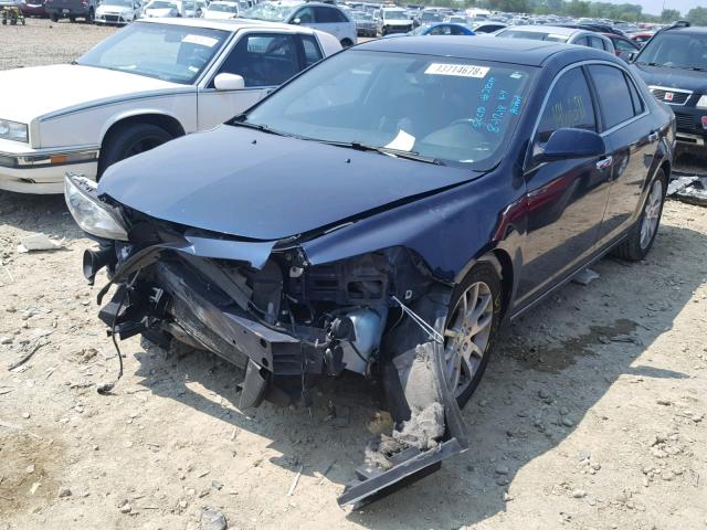1G1ZE5EB7AF300402 - 2010 CHEVROLET MALIBU LTZ 蓝色 照片 2
